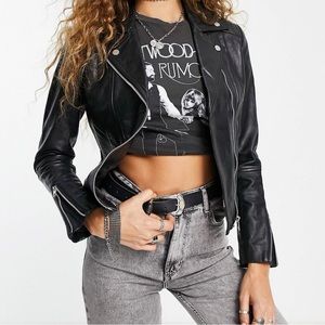 NWOT Barney’s Original Belina Leather Jacket